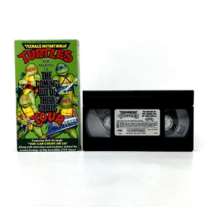Teenage Mutant Ninja Turtles The Making of Coming Out of Their Shells Tour VHS - Picture 1 of 4