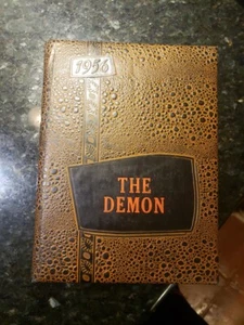 1956 DUMAS HIGH SCHOOL YEARBOOK DUMAS TEXAS THE DEMON EXC LOTS OF SIGNATURES - Picture 1 of 14