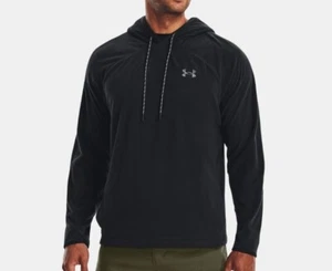 UNDER ARMOUR Men's POLARTEC FORGE KANGZIP Fleece Pullover - BLK - Medium - NWT - Picture 1 of 5