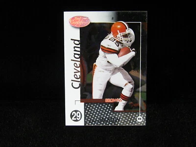 2002 James Jackson Cleveland Browns Certified Leaf  #20 - Image 1 of 2