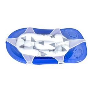 Badewannensitz Bad Sitz Soft Baby Badewannennetz Weiß/Grau Bade-Hängematte (572) - Bild 1 von 4