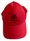 adidas A-Flex chapeau casquette de baseball rouge L/XL logo brodé dragon golf