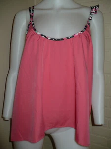 NUOVA CANOTTA ROXY CLASSY CORAL ESTIVA ELEGANTE NEON LUMINOSA M - Foto 1 di 8