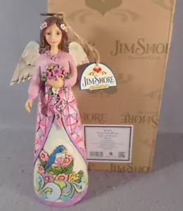 Statuetta Jim Shore Angel with Fiori Heartwood Creek Fiori dall'interno 4056954 - Foto 1 di 11