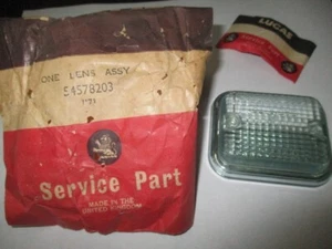 Jaguar E-Type II,III, MGB, MGC, Midget NOS Lucas reverse lens set of 2, 54578203 - Picture 1 of 8