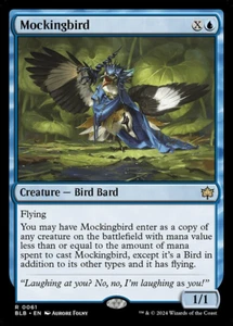 Mockingbird MTG Magic the Gathering Card BLB Bloomburrow - Foto 1 di 1