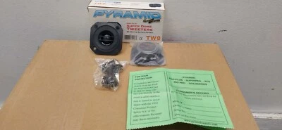 Open Box Pyramid 80 Watts 90db Flush Mount Super Dome Tweeters [FAST SHIPPING] - Image 1 of 4