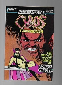 First Comics WARP SPECIAL #2 CHAOS PRINCE OF MADNESS Fine+ - Imagen 1 de 2