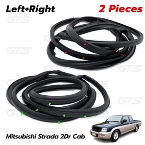 Sello de goma para puerta delantera izquierda+derecha 1996 05 para Mitsubishi Strada 2 puertas cabina - Imagen 1 de 10