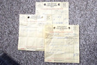 Halliday Craftsmen Canada's Building Material Store 3 Receipts Truro Ns 1944/45