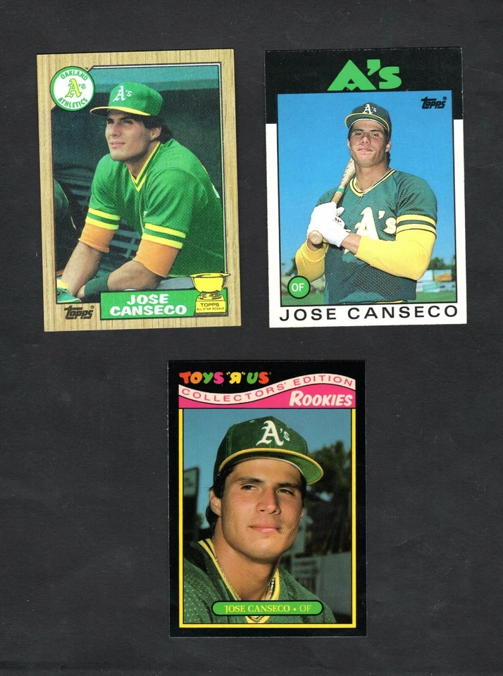 Bash Brothers ~~ 1986 Topps Traded and 1987 JOSE CANSECO RCs + Bonus ~~ LOOK - Image 1 of 1