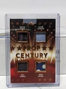 David Spade Adam Sandler Will Ferrell Mike Myers Leaf Prop Century Swatch Card - Bild 1 von 5