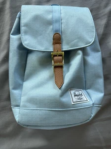 Herschel Retreat Sling Bag Backpack Limited Edition Bluebell Crosshatch - Picture 1 of 5