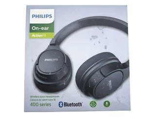 Auriculares inalámbricos Bluetooth PHILIPS ActionFit SH402 - negros y azules - Imagen 1 de 22