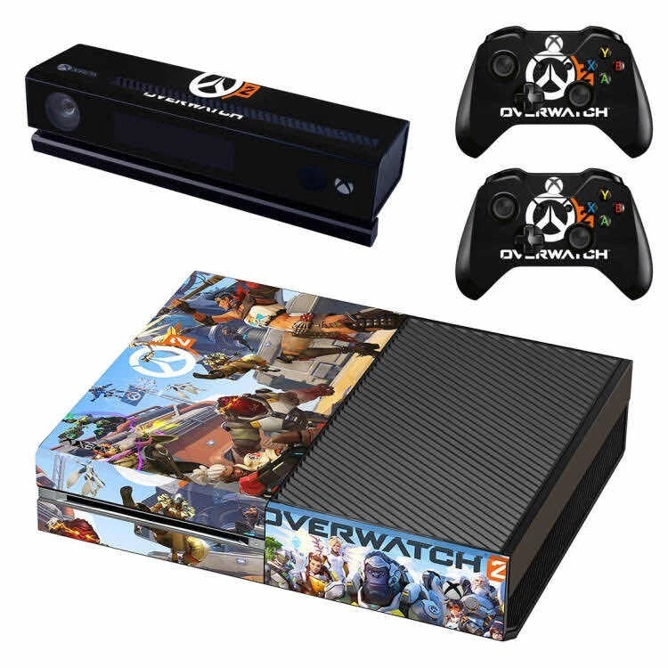 Xbox ONE Skin Sticker Vinile per Console e 2 Controller Ispirato a OVERWATCH 2 - Immagine 1 di 1