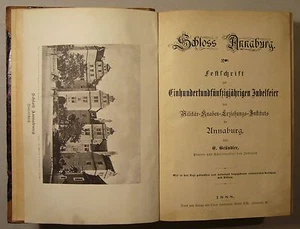 CASTILLO ANNABURG: FESTSCHRIFT 150 AÑOS MILITAR-INSTITUTO DE EDUCACIÓN INFANTIL, 1888 - Imagen 1 de 7