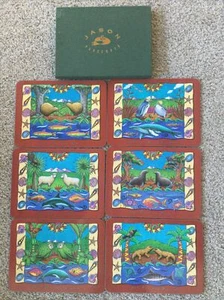 JASON New Zealand Placemats set of 6 Kiwi animals cork - Picture 1 of 8