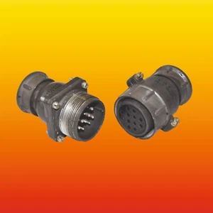 12 PIN 210A 850V CABLE-CABLE ELECTRICAL CONNECTOR AMPHENOL CANNON ANALOG - Picture 1 of 3