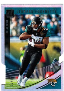 2018 Panini Donruss Press Proof Silver Die-Cut #63/75 Leonard Fournette #130 - Picture 1 of 1
