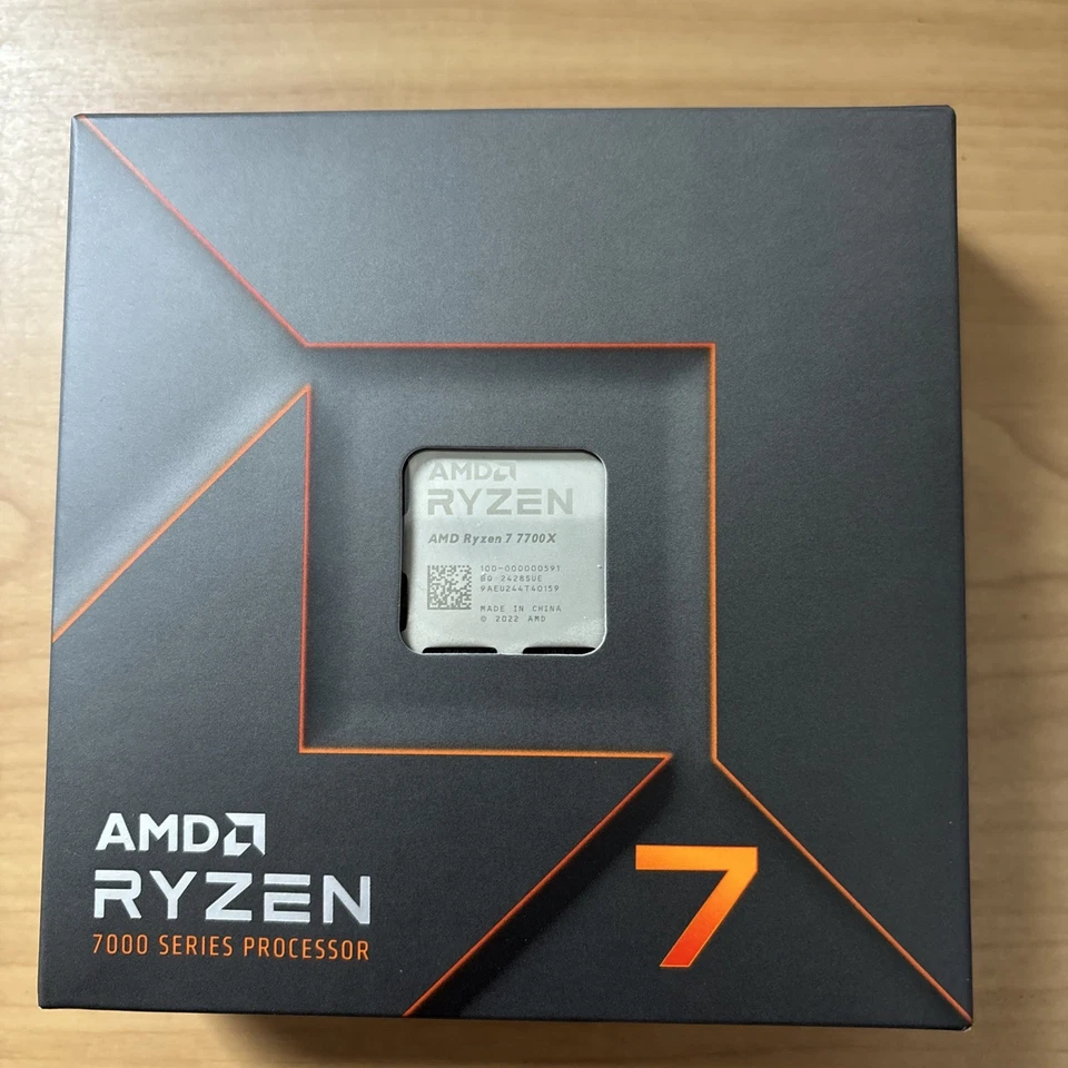 AMD Ryzen 7 7700x Processor (5.4 GHz, 8 Cores, LGA 1718/Socket AM5) Box -... - Image 1 of 1