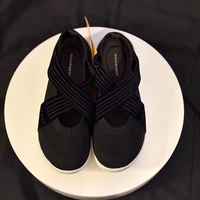 Rockport Women's Black Slip-On Shoes - Image 1 of 4