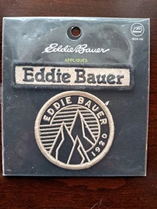 Parche con logotipo de hierro con apliques Eddie Bauer - Imagen 1 de 2
