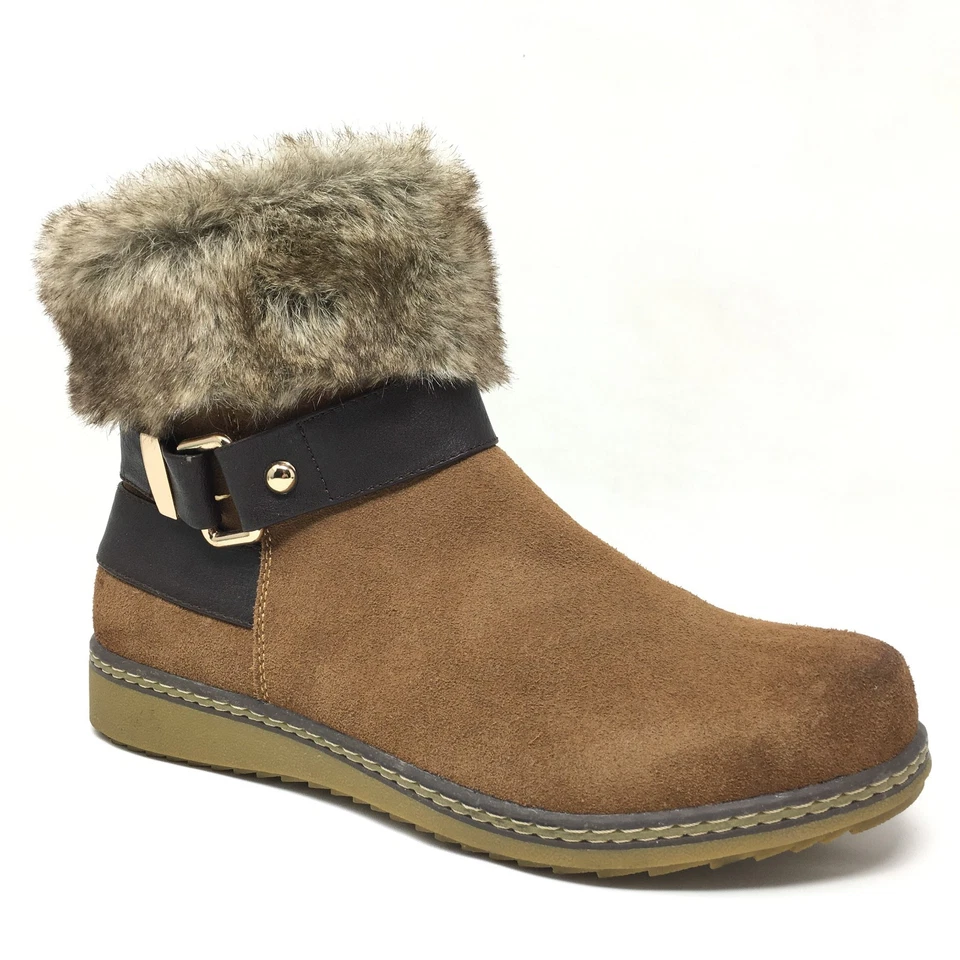 Spring Step Popsicle Ankle Boots Booties Shoes Womens Size 9 US 40 EU Brown Warm - Image 1 of 4