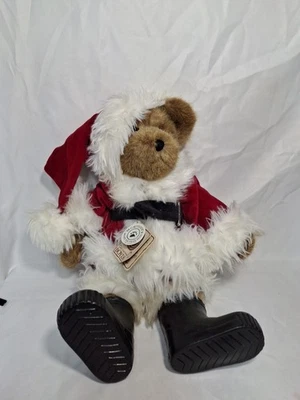 Boyds Bear Claus Kringlebeary TJ's Best Dressed con etiquetas NAVIDAD RETIRADA Foto 1 de 4