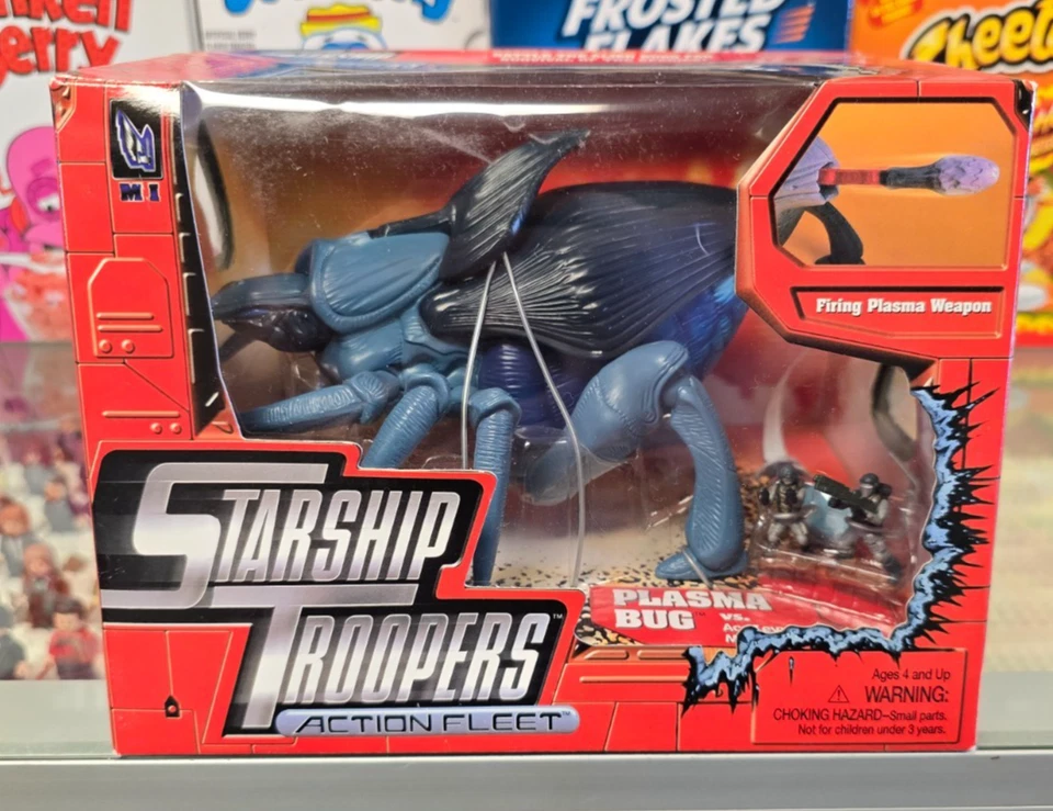 1997 Starship Troopers Action Fleet PLASMA BUG vs Levy & Trooper Galoob New - Image 1 of 4