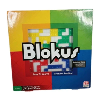 Mattel Games Blokus Juego de Mesa Estrategia Juego Familiar para Niños y Adultos Caja Abierta Foto 1 de 4