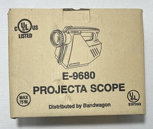 Mira telescópica proyectora E-9680 proyector con caja original de Bandwagon - Imagen 1 de 3