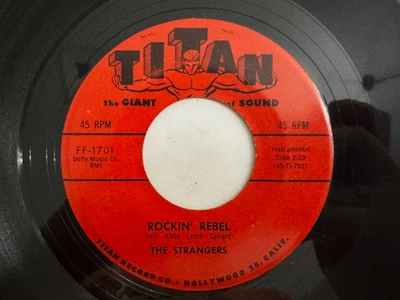 Surf 45 - The Strangers "The Caterpillar Crawl"/"Rockin' Rebel" Titan NM HEAR Foto 1 de 2