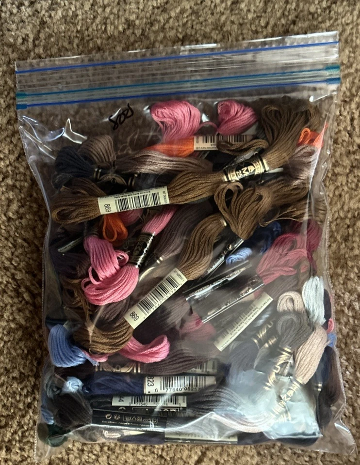 Lot Of  51 Skeins DMC Floss - Image 1 of 1