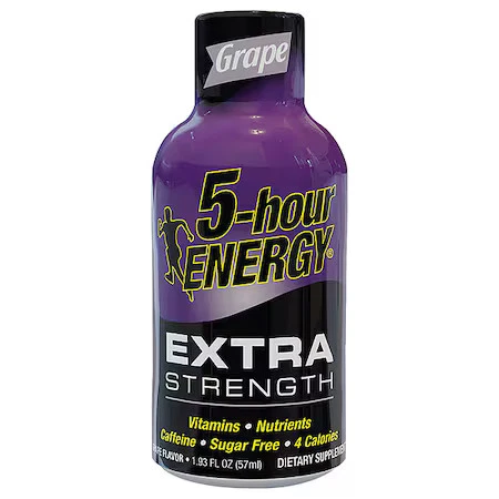 5 Hour Energy 721241 Energy Shot, uva, 1,93 OZ, paquete 4 Foto 1 de 1