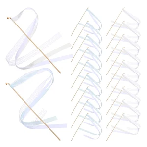 20 Pcs Party Decoration Kids' Costume Wands Child Magician Ribbon Dancing - Picture 1 of 12