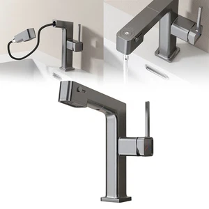 Convenient Water Outlet Commercial Use Pull-out Faucet Hot And Cold Water Faucet - Picture 1 of 12