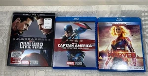 Marvel Movie Bundle - Captain America 2 & 3, Captain Marvel Blu-Ray - Bild 1 von 10