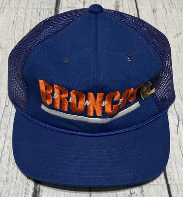 De colección DENVER BRONCOS Gorra Snapback Gorra Camionero Malla Deportes Especialidades Años 80 Foto 1 de 4
