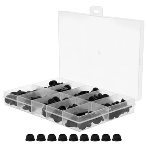  150 Stck. Ersatz Pin Rückseiten Gummiverriegelung für Broschen Träger Kappenhalter - Bild 1 von 17