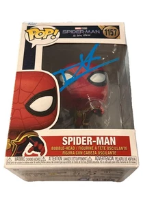 Auténtico autógrafo firmado por Tom Holland Spider-Man Funko No Way Home JSA LOA AUTÉNTICO - Imagen 1 de 3