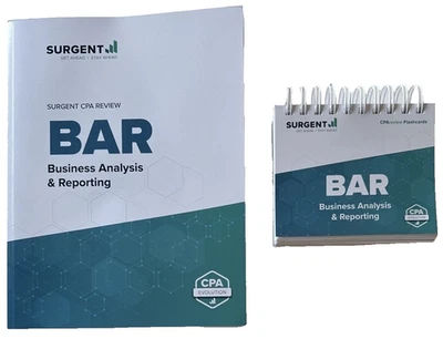 2024 SURGENT CPA REVIEW BAR (Business Analysis & Reporting)+ Flashcards *MINT* - Image 1 of 2