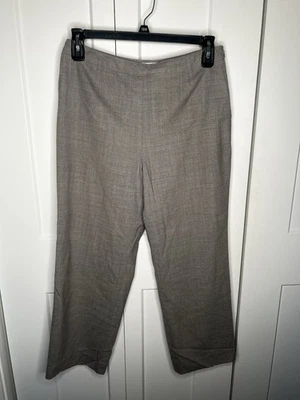 Pantalón al tobillo Talbots gris claro mezcla de lana forrado para mujer talla 12 Foto 1 de 4