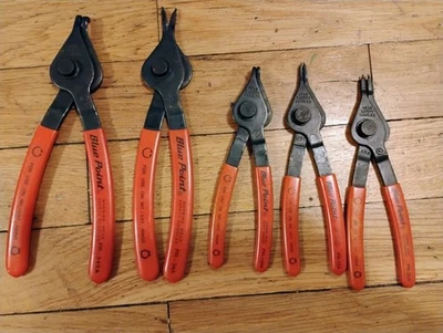 Juego de alicates de anillo a presión Blue Point Tools Foto 1 de 4