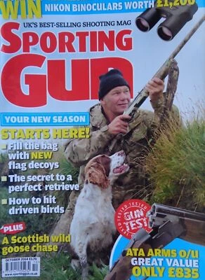 Sporting Gun Magazine October 2014 TURKISH ATA ARMS O/U, etc - Image 1 of 4