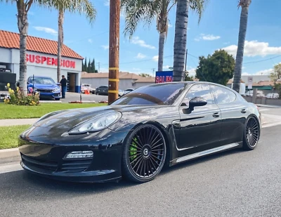 22” RF22 GLOSS BLACK CONCAVE WHEELS FOR LEXUS LS460 LS500 22X9 /10.5 - Image 1 of 4