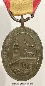 SPAGNA INSURREZIONE CARLISTA MED MIGNON COMMEMORATIVA LIBERAZIONE DI BILBAO 1874 - Foto 1 di 8