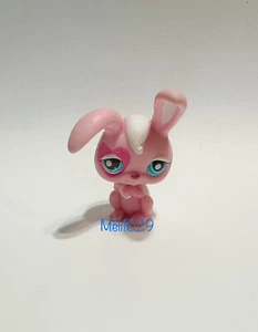 Littlest Pet Shop “NINTENDO DS” #1966 Pink Rabbit Long Ears W/ Heart - Picture 1 of 6
