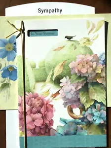 SYMPATHY Card "LOSS OF LOVED ONE", Nature's Sketchbook ,Marjolein Bastin 100G1 - Picture 1 of 3