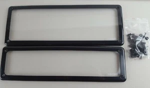 NuLINE Standard & Slimline Number Plate Cover Set - Picture 1 of 4