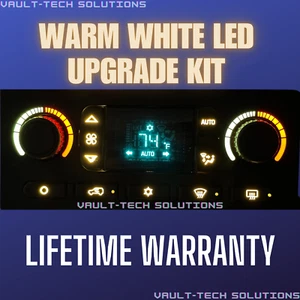 Warm White Led Climate Control Upgrade Kit Silverado Sierra Escalade Tahoe 03-06 - Picture 1 of 5